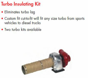 Turbo insulating kit